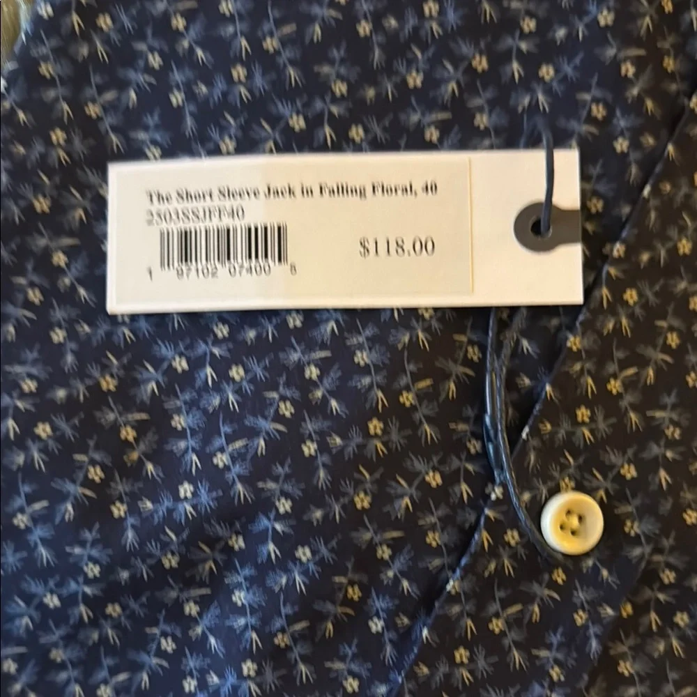 Taylor Stitch Blue Casual Button Down Shirt - Picture 2 of 6